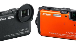 Стильная и компактная фотокамера Nikon Coolpix AW100