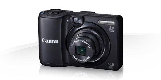 Стильный и недорогой фотоаппарат Canon PowerShot A1300