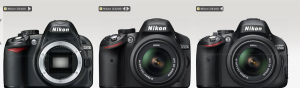 Сравнение Nikon D3200 D5100 D3100