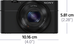размеры фотоаппарата Sony Cyber-Shot DSC-RX100 II